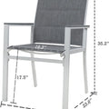 Outdoor Patio Chair Dimensions
An outdoor patio chair with measurements for height, seat width, and other key dimensions clearly marked. Keywords: outdoor chair, patio furniture, chair dimensions